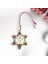 Hippodeco Yıldız Şeklinde Yılbaşı Ağaç Süsü, Sevimli Ayı ve Merry Christmas Işlemeli Yılbaşı Çam Ağacı Süsü, Minimalist Yılbaşı Dekoru 1