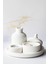 Beyaz Renk özel Tasarım Kokulu Mum ve Vazo Aksesuar Seti (Tealight Harictir) 4