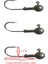 Jig Head No:1/0 Iğne 6gr Zoka (3 Adet) 1