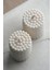 3 Adet Bubble Silindir Mum Pudra Kokulu Pearl Candle Soya Wax Vegan Mum 1