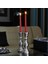 10 Pcs Chrıstmas Candle Metallıc Brıght Red Candlestıck 10 Adet Kırmızı Şamdan Mumu Yılbaşı Mumları 2