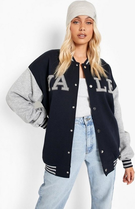 NewLaker Oversize Yale Bomber Kolej Ceket