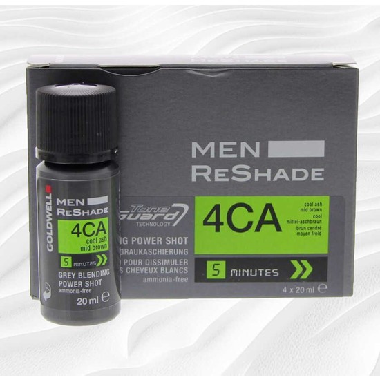 Goldwell Men Reshade 4 Ca Beyazlar İçin Amonyaksız Köpük Boya 4X20ml.