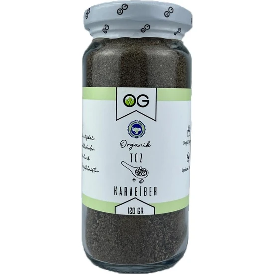 OG natural Organik Toz Karabiber 120 gr