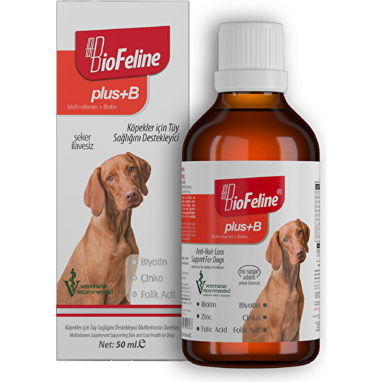 Biofeline Plus+B For Dogs 50 Ml. ( Köpekler Için Tüy Sağlığı Damlası )