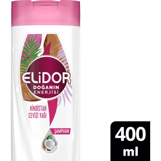 Elidor Doğanın Enerjisi Saç Bakım Şampuanı Hindistan Cevizi Yağı Onarıcı & Yıpranma Karşıtı 400 ml
