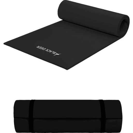 Pilates Yoga Kamp Matı Egzersiz Minderi Kaymaz Taban 180X55 cm 8mm