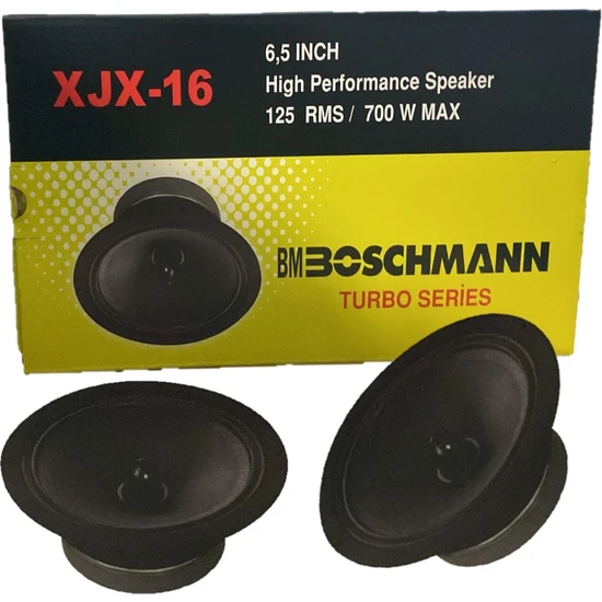 Boschmann Xjx-16 6.5 Max 700W 125W Rms 16CM Oto Mıdrange