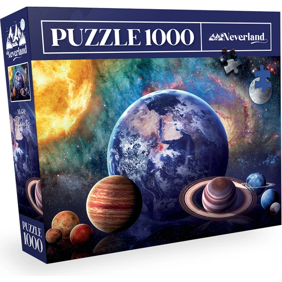 Neverland 1000 Parça Puzzle - Planets (Gezegenler)