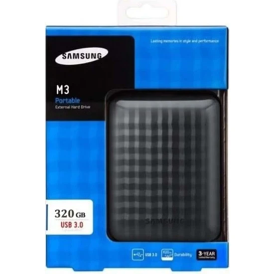 Samsung M3 STSHX-M320TCB 320 GB 2.5 USB 3.0 Taşınabilir Disk