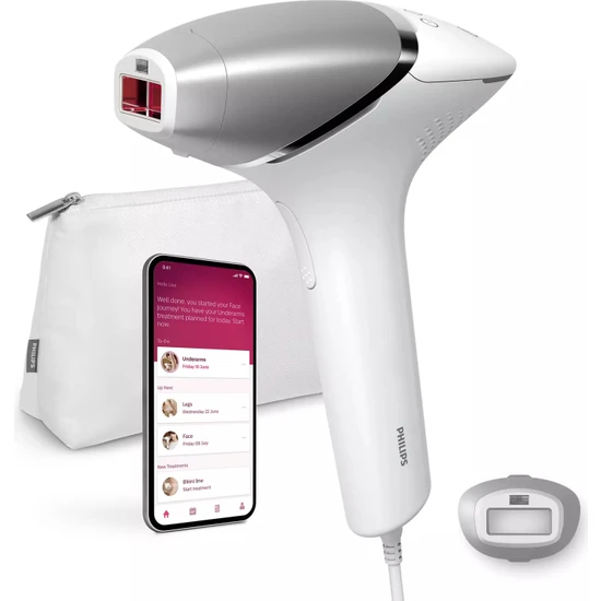 Philips Lumea 450.000 Atım Premium 8000 Series Ipl Epilasyon Cihazı, Çanta Hediyeli, Cilt Tonu Sensörü, Dahili Uv Koruması - Luciole Lambader Hediye!