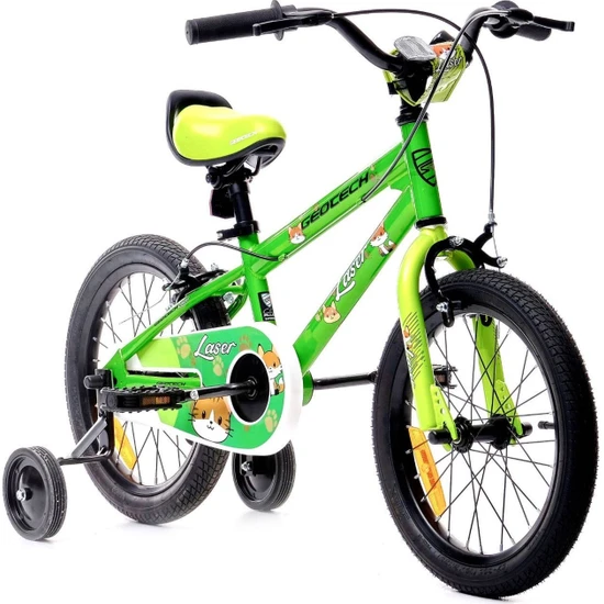 Geotech Laser V-Fren 16 Jant Çocuk Bisikleti - Yeşil