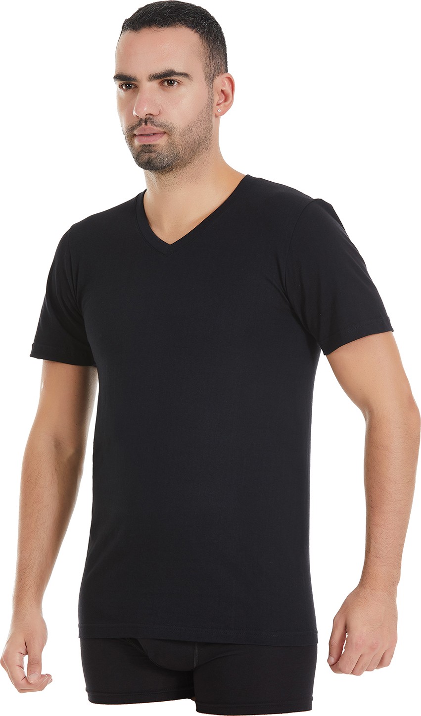 Yıldız Çamaşır Yıldız 3'lü Erkek Süprem Penye V Yaka T-Shirt Q23 görsel 3