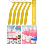 Oral White Arayüz Fırçası 0.7 mm Sarı Renk 5 Adet Dişler Arası Temizlik İçin Özel Tasarım