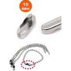 Etsylight 3.2 Mm, Klips Top Zincir Için Kapama, Kart Askı Zinciri, Tırnak Makası Zinciri Için Kapama Klips