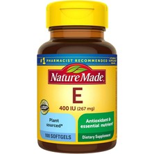 Nature Made Vitamin E 400 IU 267 mg 100 Softgels