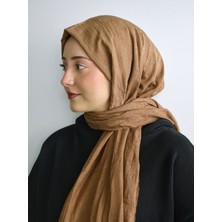 Saga Bambu Kraş Şal Ceviz