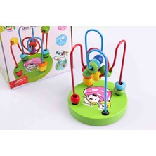 Samtoys Ahşap Eğitici Koordinasyon Oyunu Mini Ahşap Helezon