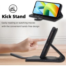 4U Sky Xiaomi 13 Ultra Pu Deri Cüzdan Kılıfı Geometrik Ekleme Telefon Stand Kapağı Black (Yurt Dışından)