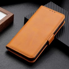 4U Sky Xiaomi 13 Lite/civi Için 2 5g Deri Telefon Kılıfı Cowhide Doku Cüzdan Stand Koruyucu Telefon Kapak Sarı (Yurt Dışından)