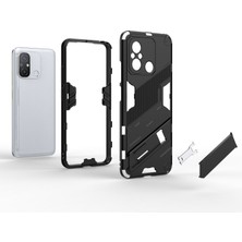 4U Sky Xiaomi Poco C55 4g/redmı 11A 4G/12C Için Kickstand Tpu+Pc Koruyucu Kapak Yeşili (Yurt Dışından)