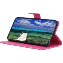 4U Sky Xiaomi Için Poco F5 Pro/redmi K60/K60 Pro 5g Litchi Doku Telefon Kılıfı Pu Deri Stand Cüzdan Kabuk Rose (Yurt Dışından)