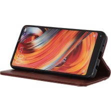 4U Sky Xiaomi 13 Ultra Litchi Dokusu Için Cep Telefonu Kılıf Anti-Çizelge Bölünmüş Deri+Tpu Telefon Kapağı Cüzdan-Brown (Yurt Dışından)