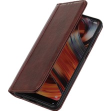 4U Sky Xiaomi 13 Ultra Litchi Dokusu Için Cep Telefonu Kılıf Anti-Çizelge Bölünmüş Deri+Tpu Telefon Kapağı Cüzdan-Brown (Yurt Dışından)