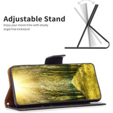 4U Sky Xiaomi Redmi Için Flip Stand Telefon Kapağı Not 12S 4g, Cüzdan Pu Deri Litchi Doku Telefon Kılıfı Strap-Black (Yurt Dışından)