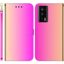 4U Sky Xiaomi Poco F5 Pro 5g/redmi K60 5G/K60 Pro 5g Pu Deri Cüzdan Ayna Benzeri Yüzey Standı Kapak Gül (Yurt Dışından)