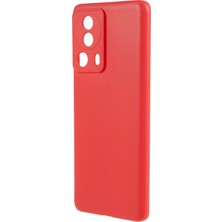 4U Sky Xiaomi Için Cep Telefonu Kılıfı 13 Lite/civi 2 5g, Çizgiye Dönüş Mat Yumuşak Tpu Telefon Kapak-Kırmızı (Yurt Dışından)