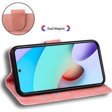 4U Sky Xiaomi Için Cüzdan Stand Kılıfı 13 Lite/civi 2 5g Pu Deri Kaplan Baskılı Şok Geçirmez Telefon Kapak Pembe (Yurt Dışından)