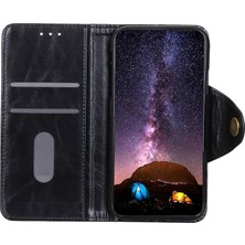 4U Sky Khazhen Xiaomi Için Telefon Kılıfı Poco C55 4g/redmi 11A 4g/redmi 12C 4g, Pu Deri Cüzdan Dokulu Stand Koruyucu Cep Telefonu Kapak Black (Yurt Dışından)