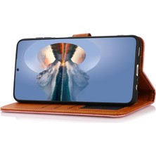 4U Sky Xiaomi Için Khazneh 13 Lite/civi 2 5g Cep Telefonu Kılıf Kılıfı Doku Doku Deri Cüzdan Stand Telefon Kapak Golü (Yurt Dışından)