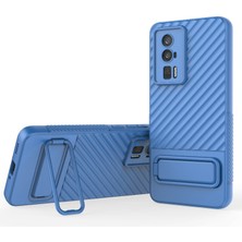 4U Sky Xiaomi Için Poco F5 Pro 5g/redmi K60 Pro 5G/K60 5g Sağlam Tpu Telefon Vaka Kickstand Şok Geçirmez Cep Telefonu Kapak Baby Mavi (Yurt Dışından)