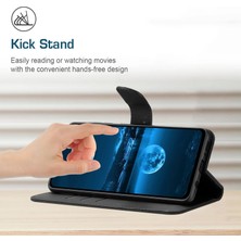 4U Sky Xiaomi Için HT05 13 Ultra Baskılı Çizgi Cilt Touch Telefon Kılıfı Cüzdan Stand Pu Deri Kapak Black (Yurt Dışından)