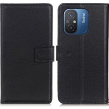 4U Sky Xiaomi Poco C55 4g/redmi 11A 4G/12C 4g Pu Deri Stand Cüzdan Kapak Black Için Koruyucu Kılıf (Yurt Dışından)