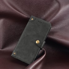 4U Sky Xiaomi Poco C55 4g Için Manyetik Kapatma Telefon Kapağı, Pu Deri Cüzdan Cep Telefonu Standı Case-Black (Yurt Dışından)