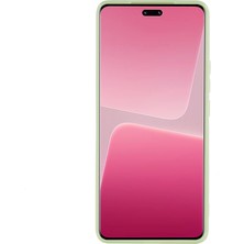 4U Sky Xiaomi Için Cep Telefonu Kılıfı 13 Lite/civi 2 5g, Çizgi Anti-Mat Yumuşak Tpu Telefon Kapak Yeşil (Yurt Dışından)