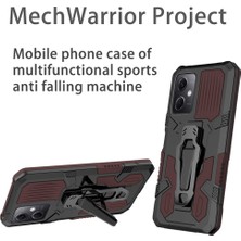 4U Sky Mechwarrior Xiaomi Için Proje Telefon Kılıfı Note 12 5g (Çin)/(Hindistan)/(Global)/poco X5 5g Kickstand Kemer Klibi Tpu+Pc Kapak Kavurası (Yurt Dışından)