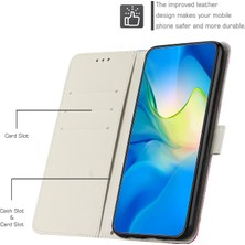 4U Sky Xiaomi Için Poco F5 Pro 5g/redmi K60 Pro 5G/K60 5g Cep Telefon Kılıfı Mermer Desen Stand Stand Cüzdan Deri Kapak Omuz Kayış Mavisi/yeşil (Yurt Dışından)