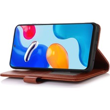 4U Sky Xiaomi Redmi Için 12C 4G/11A 4g Shock Anazlandı Cplep Telefon Kasası Dokutu Pu Deri Stand Cellet Telefon Kapalı Brooj (Yurt Dışından)