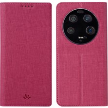 4U Sky Xiaomi 13 Ultra, Pu Deri Anti-Çizelge Kartı Yuvaları Telefon Stand Kapağı Telefon Kılıfı (Yurt Dışından)