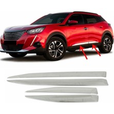 ZNZ Oto Aksesuar Peugeot 2008 Krom Yan Kapı Çıtası 4 Kapı P.çelik 2020 Sonrası