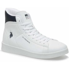 U.S. Polo Assn. Boğazlı Erkek Spor Tibet Hi Erkek Bot Ayakkabı 101164569-1BEYAZ