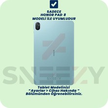 Sneezy Honor Pad 8 12 Inç Kılıf Shockarmor Clear Köşe Korumalı Şeffaf Tablet Kılıfı