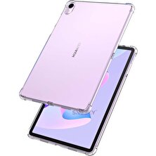 Sneezy Huawei Matepad 11.5 Inç Kılıf Shockarmor Clear Köşe Korumalı Şeffaf Tablet Kılıfı