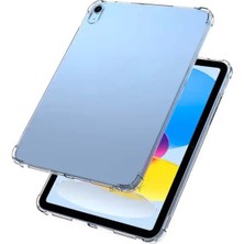 Sneezy Apple iPad 10.nesil 10.9 Inç Kılıf Shockarmor Clear Köşe Korumalı Şeffaf Tablet Kılıfı