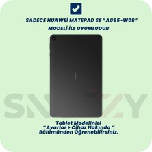 Sneezy Huawei Matepad Se 10.4 Inç Kılıf Shockarmor Clear Köşe Korumalı Şeffaf Tablet Kılıfı