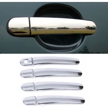 ZNZ Oto Aksesuar Skoda Fabia Krom Kapı Kolu 4 Kapı P.çelik 1999-2008 Arası